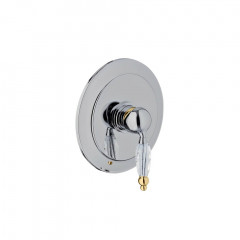 Смеситель для душа встраиваемый Webert Alexandra AL880101017. хром/золото