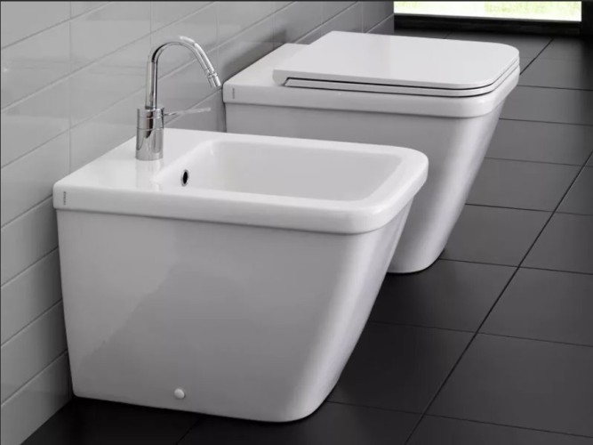 Унитаз HATRIA ERIKA PRO Q YXHY01 напольный слив универсальный цвет белый