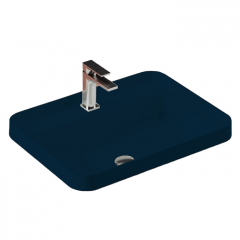 Раковина Artceram Fuori Scala встраиваемая сверху/накладная на консоль с одним отверстием цвет Blue notte TFL034 36 00