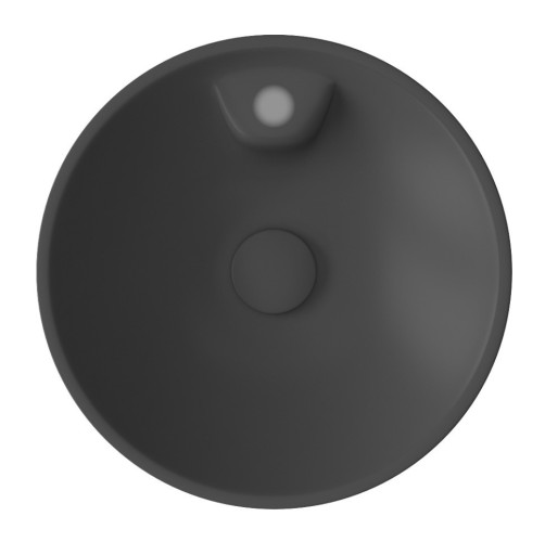 Раковина ISVEA SistemaY Soft накладная ШГВ 450*450*120 отверстия для смесителя 1 цвет антрацит матовый