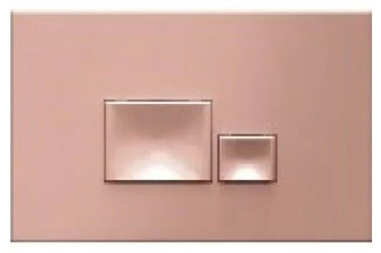 Клавиша смыва ISVEA Axis Piazza для унитаза ШГВ 246*26*164 цвет лососевый