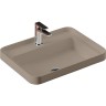 Раковина Artceram Fuori Scala встраиваемая сверху/накладная на консоль с одним отверстием цвет Brown matera TFL034 41 00