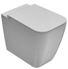 Унитаз GLOBO STONE напольный приставной цвет белый ST001BI