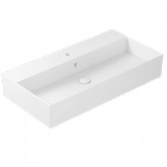 Раковина GALASSIA MEG11 PRO 8937 подвесная с одним отверстием с переливом цвет белый глянцевый