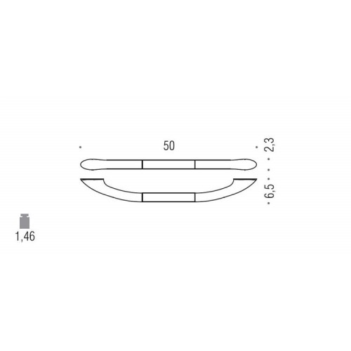 Поручень COLOMBO DESIGN COMPLEMENTI B9734