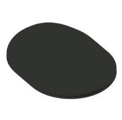 Сиденье с крышкой Artceram CHIC с плавным опусканием цвет черный матовый CHA001 17 71