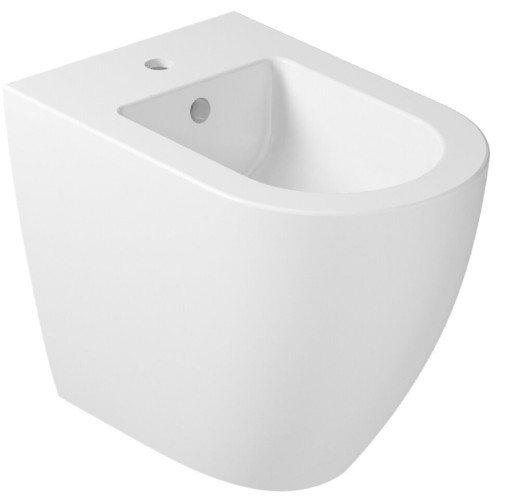 Биде GALASSIA Dream 7328NEMT напольное с одним отверстием с крепежом цвет черный матовый