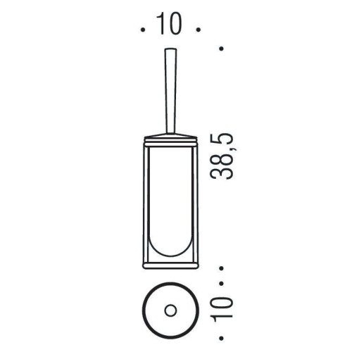 Ершик COLOMBO DESIGN LUNA B0106 напольный