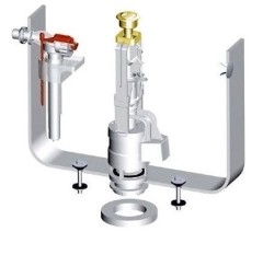 Механизм двойного смыва Artceram HERMITAGE цвет золото HEA010 73