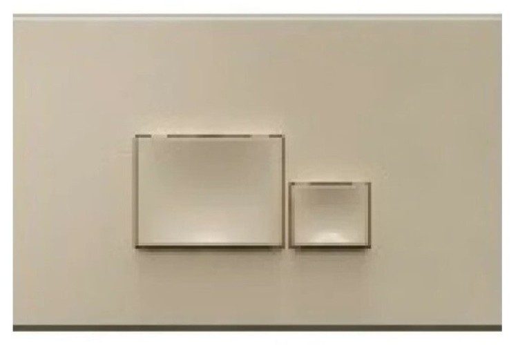 Клавиша смыва ISVEA Axis Piazza для унитаза ШГВ 246*26*164 цвет слоновая кость