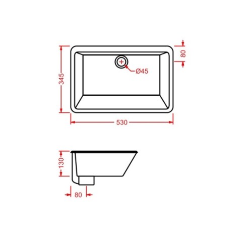 Раковина Artceram Gea встраиваемая  снизу без отверстий  цвет белый  GEL001 01 00