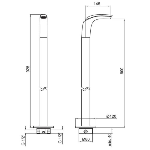 Смеситель для раковины Webert Aria AI832301844. белый