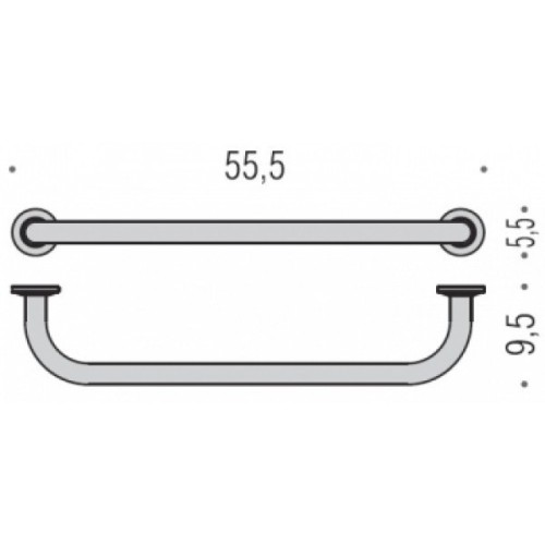 Поручень COLOMBO DESIGN CONTRACT B9721