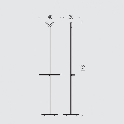 Стойка COLOMBO DESIGN PLANETS B9804 с полотенцедержателем и крючком двойным