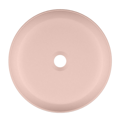 Раковина Scarabeo GLAM накладная без перелива без отверстий цвет розовый матовый 1807 54