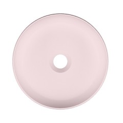 Раковина Scarabeo GLAM накладная без перелива без отверстий цвет розовый матовый 1808 54