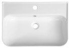 Раковина накладная ISVEA SistemaU 55см с отверстием под смеситель, белая
