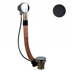 Слив-перелив для ванны полуавтомат Webert AC0035560. черный