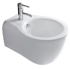 Биде GALASSIA ERGO 7110 подвесное с одним отверстием цвет белый глянцевый