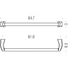 Полотенцедержатель COLOMBO DESIGN ROAD B8011 широкий