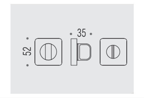 Фиксатор сантехнический Colombo Rosetta PT19 BZG графит