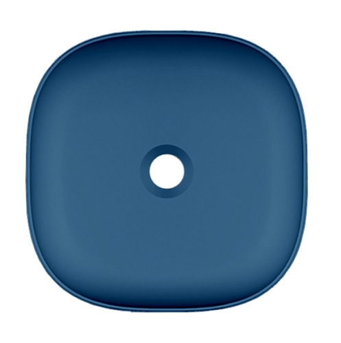 Раковина Scarabeo GLAM накладная без перелива без отверстий цвет синий матовый 1806 56