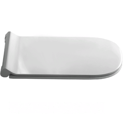 Сиденье с крышкой GALASSIA Meg11 PRO 5479 супер тонкое цвет белый глянцевый