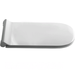 Сиденье с крышкой GALASSIA Meg11 PRO 5479 супер тонкое цвет белый глянцевый