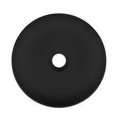 Раковина Scarabeo GLAM накладная без перелива без отверстий цвет черный глянцевый 1808 35