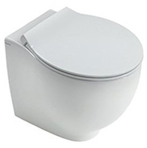 Унитаз HATRIA LE FIABE Y1E701 напольный безободковый слив универсальный цвет белый