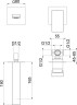 Смеситель для раковины Webert Pegaso PE830606560. черный