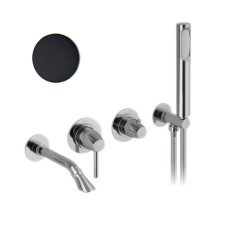 Смеситель для ванны Webert Opera Moderna OE860312560, черный