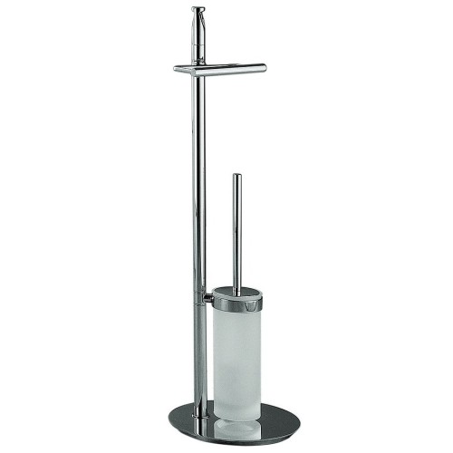 Стойка COLOMBO DESIGN PLANETS B9816 напольная с держателем туалетной бумаги и ершиком