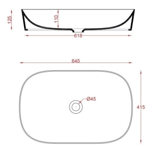 Раковина Artceram Ghost накладная цвет белый GHL002 01 00
