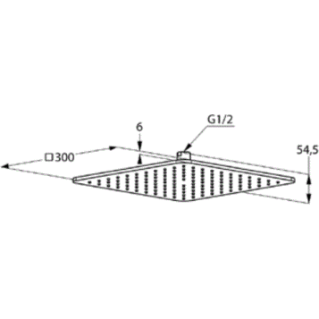 Верхний душ KLUDI A-QA 6453005-00