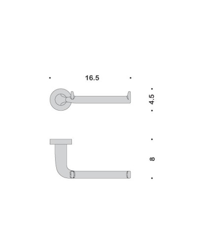 Держатель туалетной бумаги COLOMBO DESIGN BASIC B2708 без крышки