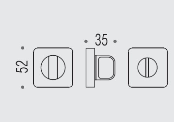 Фиксатор сантехнический Colombo Rosetta PT19 BZG хром матовый
