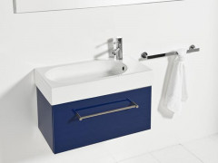 Раковина HATRIA AREA Y0W901 подвесная или на тумбу с одним отверстием с переливом цвет белый