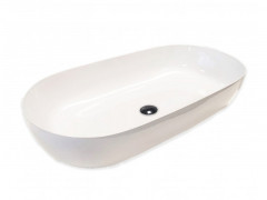 Раковина HATRIA HAPPY HOUR Y8AL01 накладная без отверстия без перелива цвет белый