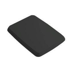 Сиденье с крышкой Artceram Civitas с плавным опусканием цвет черный CIA010 03 71