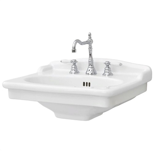 Раковина Artceram Hermitage на пьедестал/консоль с одним отверстием цвет белый HEL002 01 00