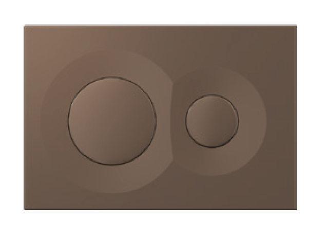 Кнопка смыва ISVEA Dome 54DM0105I для инсталляции Durezza цвет коричневый матовый