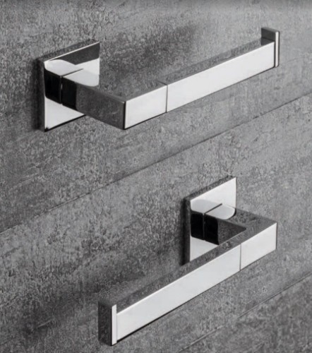 Держатель туалетной бумаги COLOMBO DESIGN BASICQ B3708SX без крышки Левый