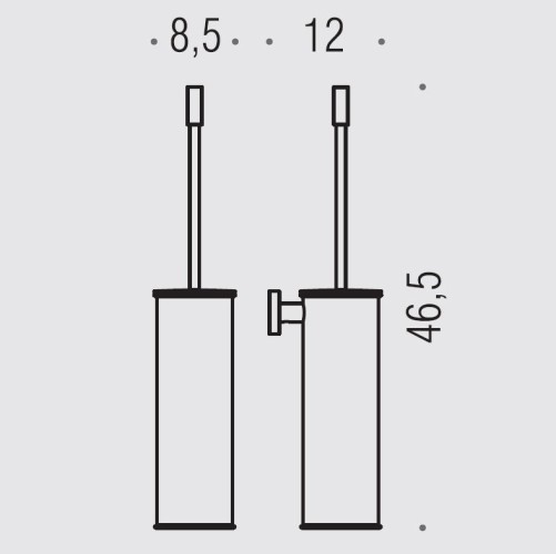 Ершик COLOMBO DESIGN PLUS W4962 настенный