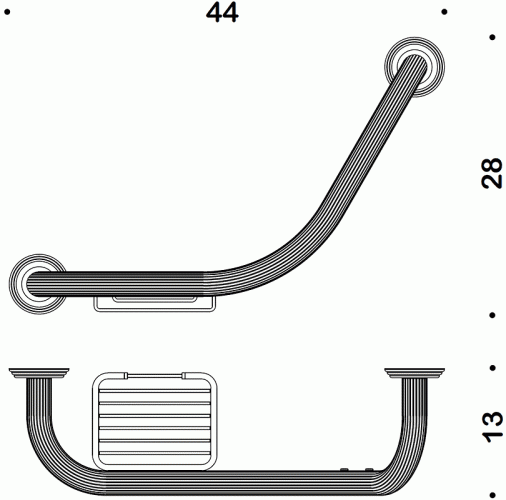 Поручень COLOMBO DESIGN HERMITAGE B3375