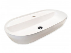 Раковина HATRIA HAPPY HOUR Y8AP01 накладная с одним отверстием без перелива цвет белый