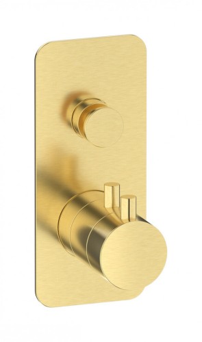 Внешняя часть термостата для душа с двухходовым дивертером IBRUBINETTI INDUSTRIA ID 610