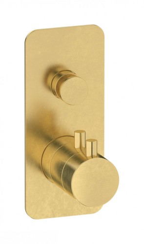 Внешняя часть термостата для душа с двухходовым дивертером IBRUBINETTI INDUSTRIA ID 610