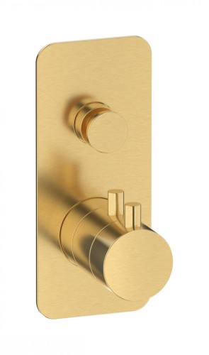 Внешняя часть термостата для душа с двухходовым дивертером IBRUBINETTI INDUSTRIA ID 610