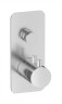 Внешняя часть термостата для душа с двухходовым дивертером IBRUBINETTI INDUSTRIA ID 610